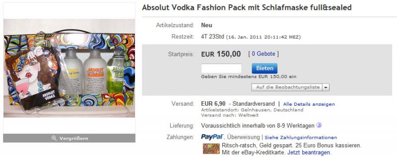 Absolut Fashion Pack